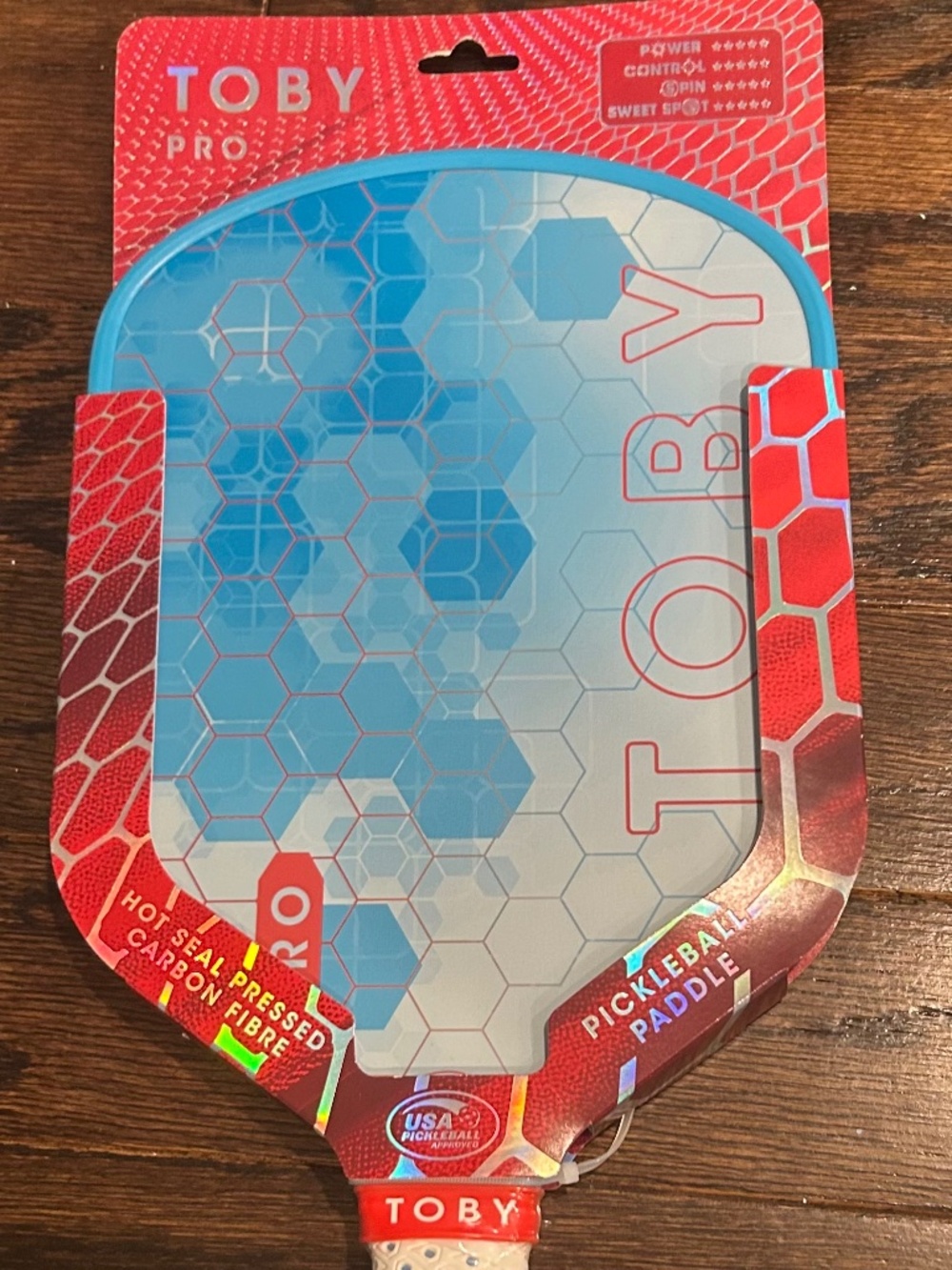 Toby Carbon Fiber Pickleball Paddle